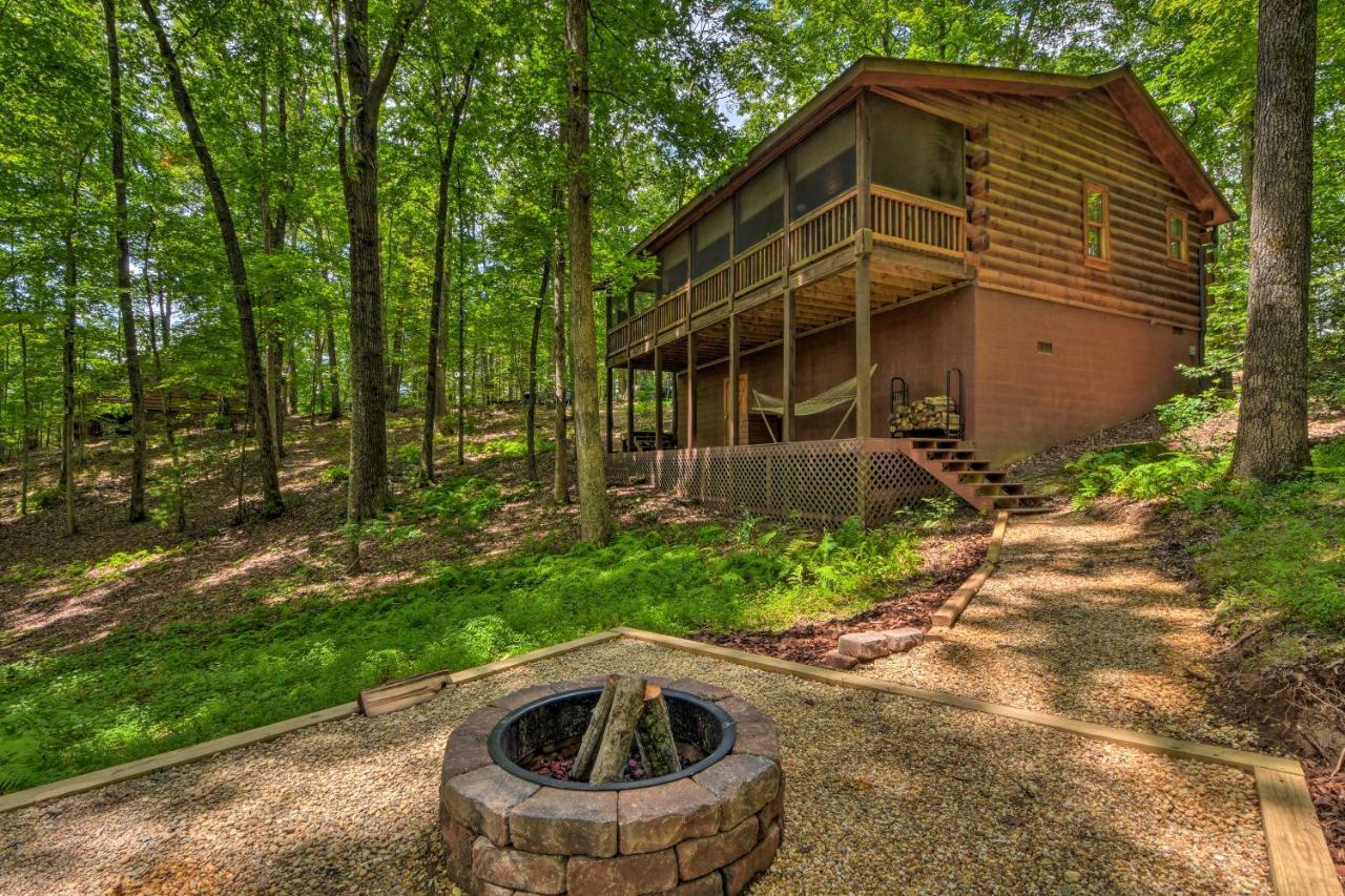 Pinot And Pine Chic Log Cabin About 5 Mi To Blue Ridge Extérieur photo
