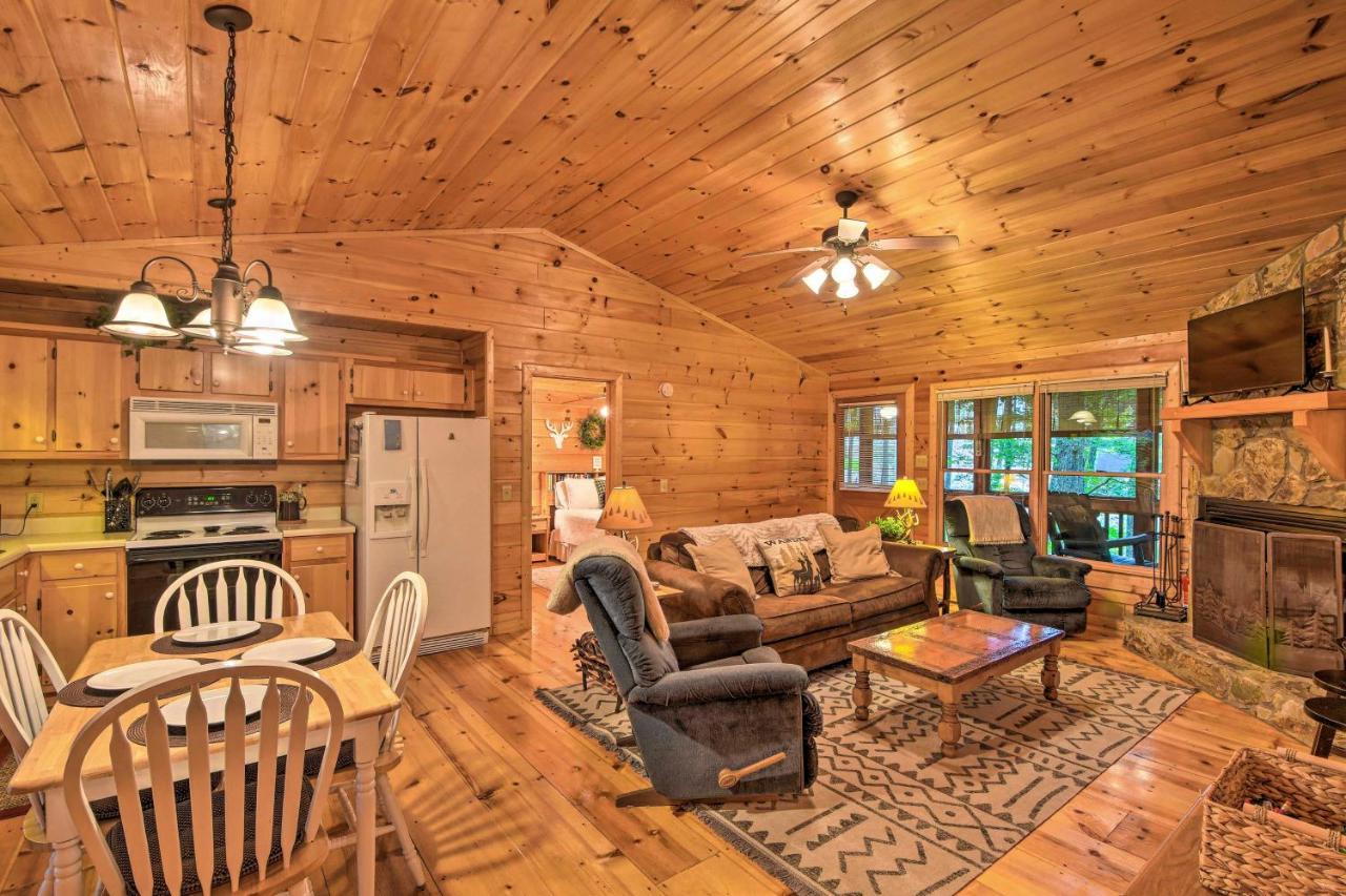 Pinot And Pine Chic Log Cabin About 5 Mi To Blue Ridge Extérieur photo